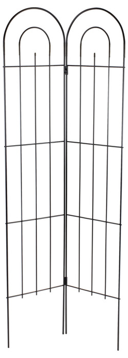 Spaljé Hopfällbar Svart 180 cm